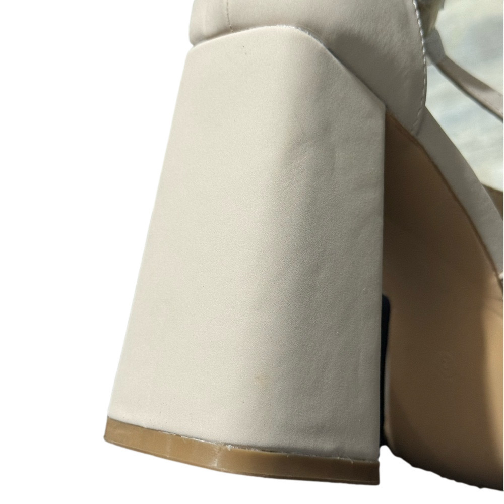 IDIFU Nude Block Heel Sandals - Picture 10 of 16